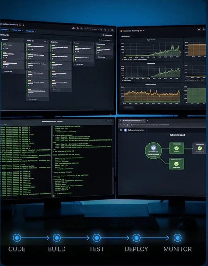Paneles de DevOps y automatización